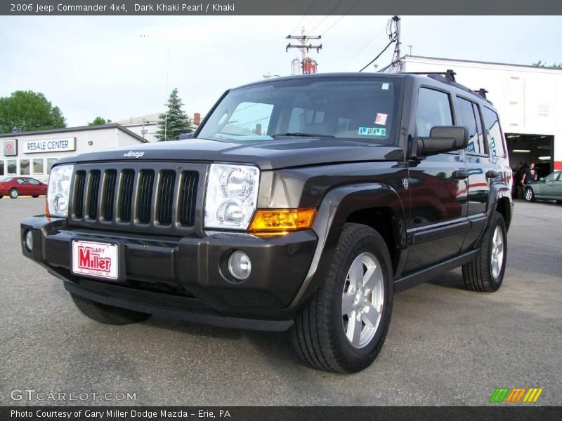 Dark Khaki Pearl / Khaki 2006 Jeep Commander 4x4
