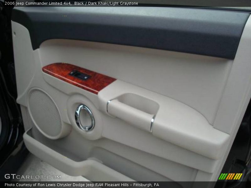 Black / Dark Khaki/Light Graystone 2006 Jeep Commander Limited 4x4