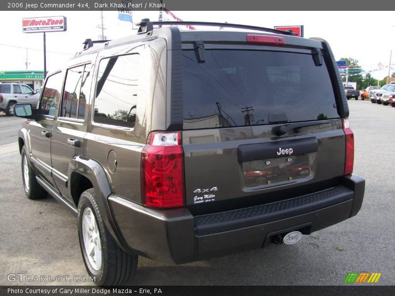 Dark Khaki Pearl / Khaki 2006 Jeep Commander 4x4