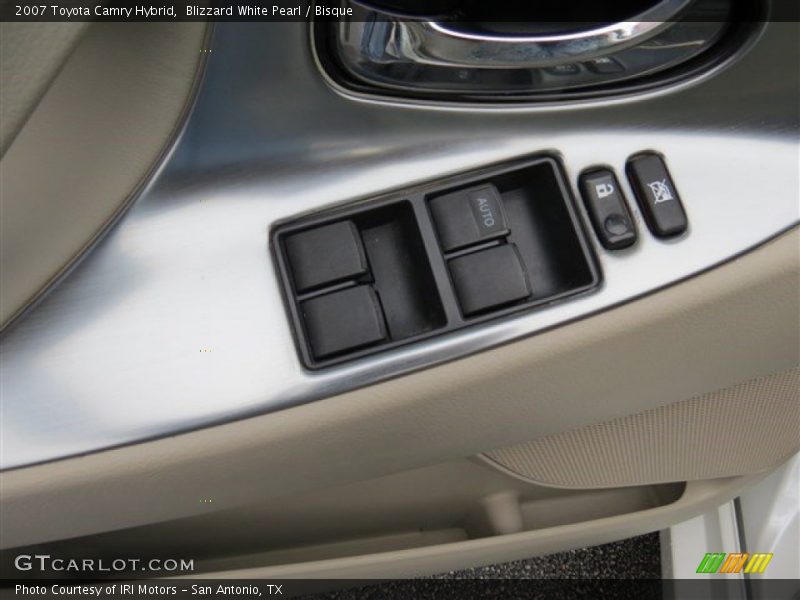 Blizzard White Pearl / Bisque 2007 Toyota Camry Hybrid