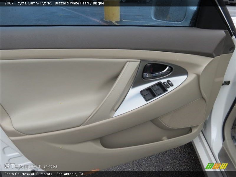 Blizzard White Pearl / Bisque 2007 Toyota Camry Hybrid