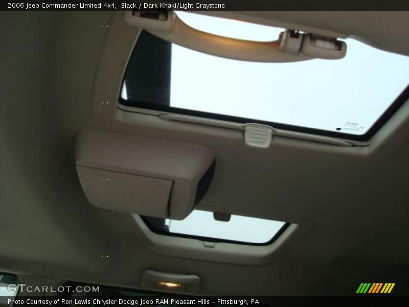 Black / Dark Khaki/Light Graystone 2006 Jeep Commander Limited 4x4