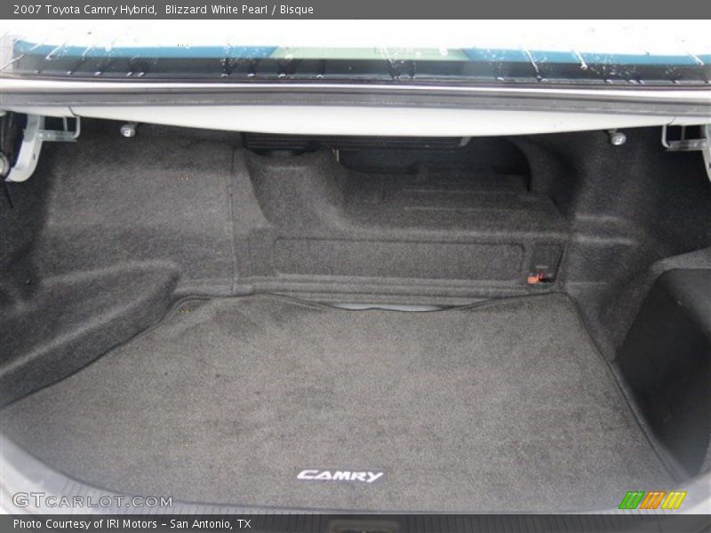 Blizzard White Pearl / Bisque 2007 Toyota Camry Hybrid