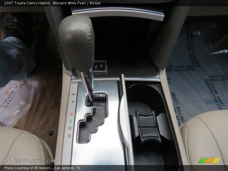 Blizzard White Pearl / Bisque 2007 Toyota Camry Hybrid