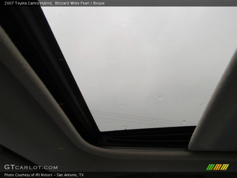 Blizzard White Pearl / Bisque 2007 Toyota Camry Hybrid