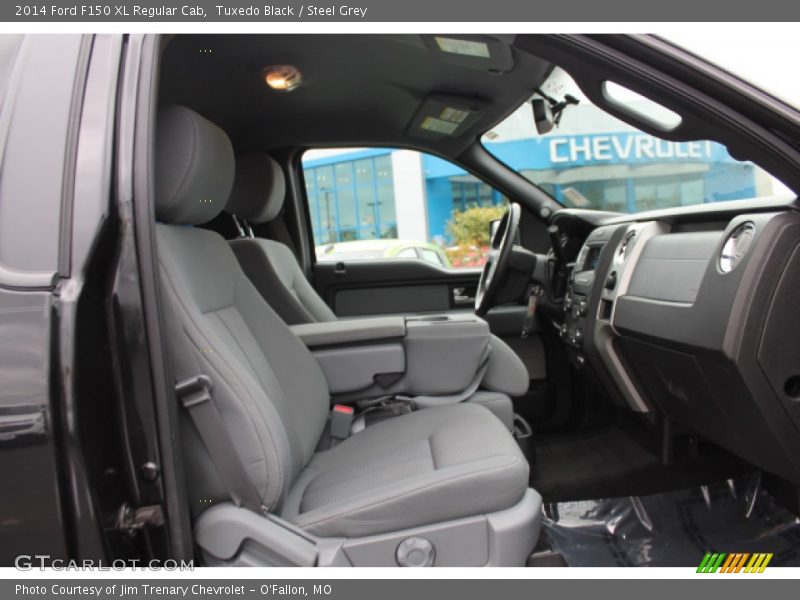 Tuxedo Black / Steel Grey 2014 Ford F150 XL Regular Cab