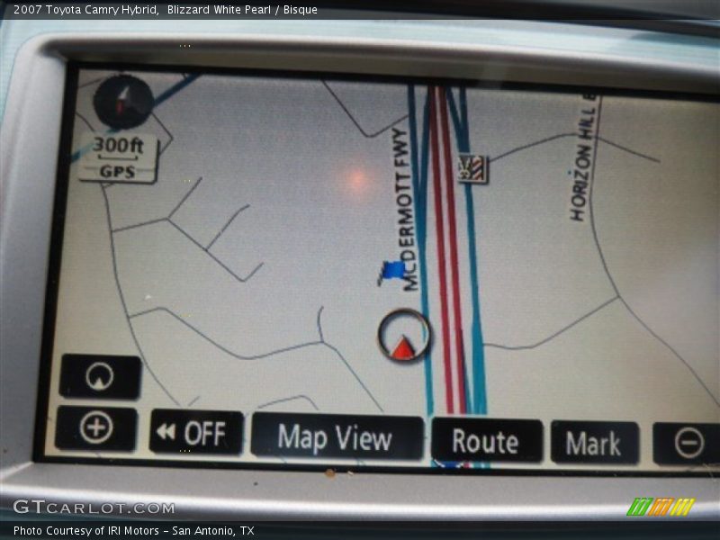 Blizzard White Pearl / Bisque 2007 Toyota Camry Hybrid