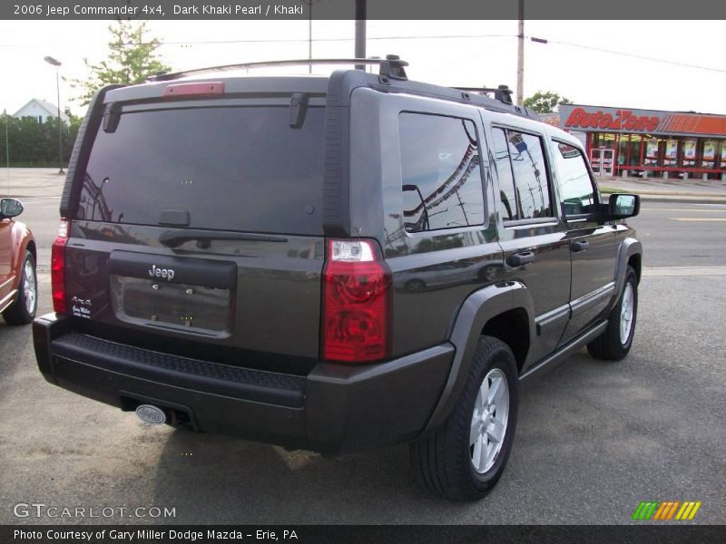 Dark Khaki Pearl / Khaki 2006 Jeep Commander 4x4
