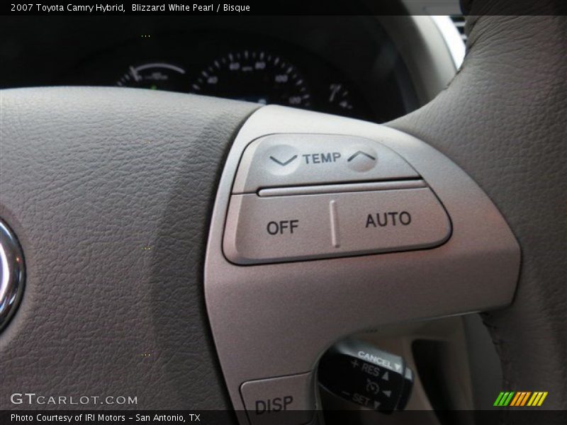 Blizzard White Pearl / Bisque 2007 Toyota Camry Hybrid