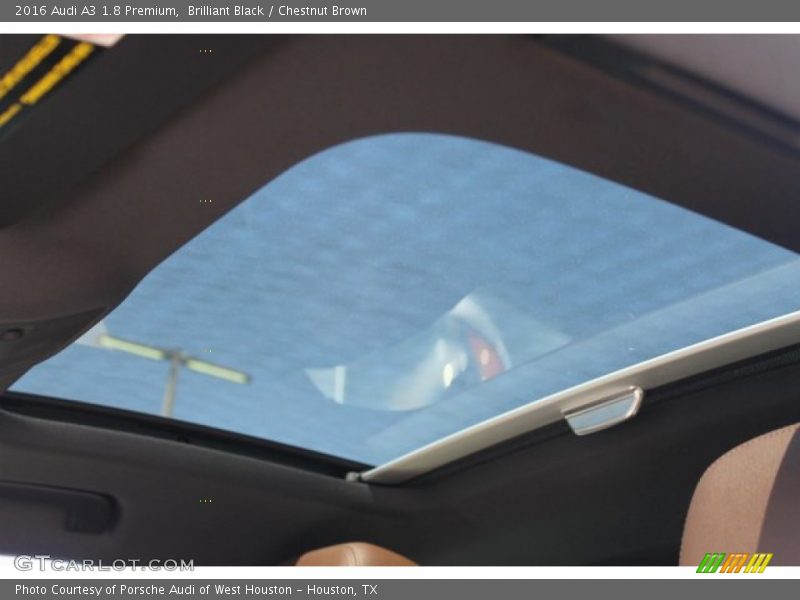 Brilliant Black / Chestnut Brown 2016 Audi A3 1.8 Premium