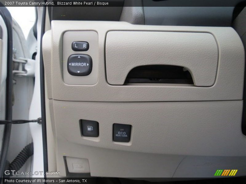 Blizzard White Pearl / Bisque 2007 Toyota Camry Hybrid
