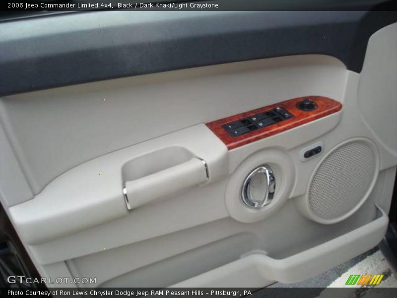 Black / Dark Khaki/Light Graystone 2006 Jeep Commander Limited 4x4
