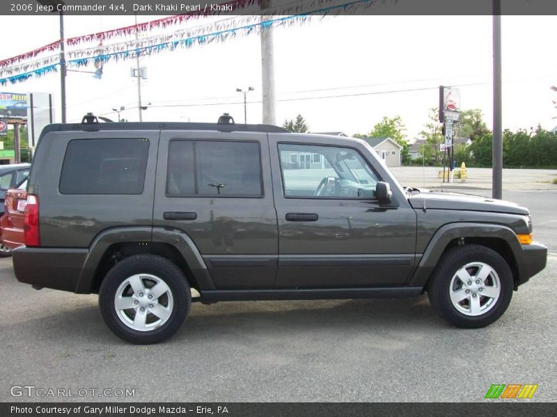 Dark Khaki Pearl / Khaki 2006 Jeep Commander 4x4