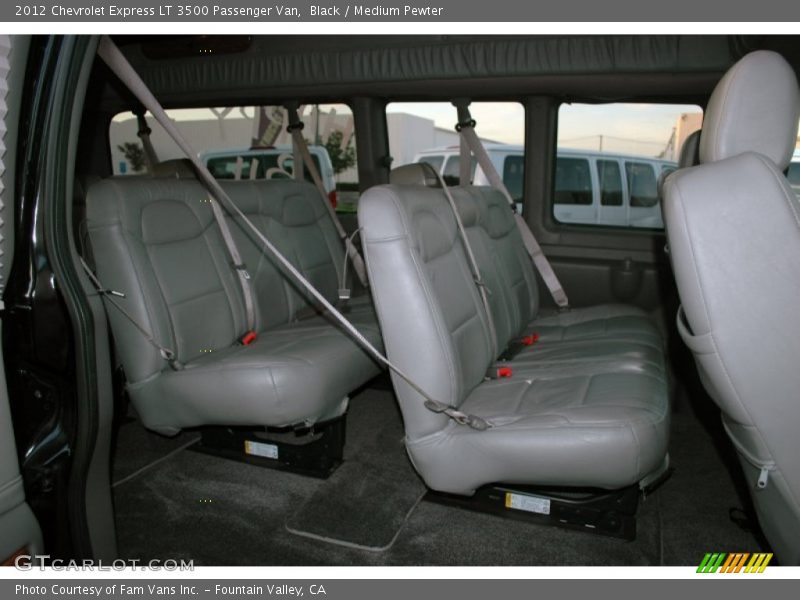 Black / Medium Pewter 2012 Chevrolet Express LT 3500 Passenger Van