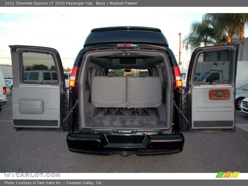 Black / Medium Pewter 2012 Chevrolet Express LT 3500 Passenger Van