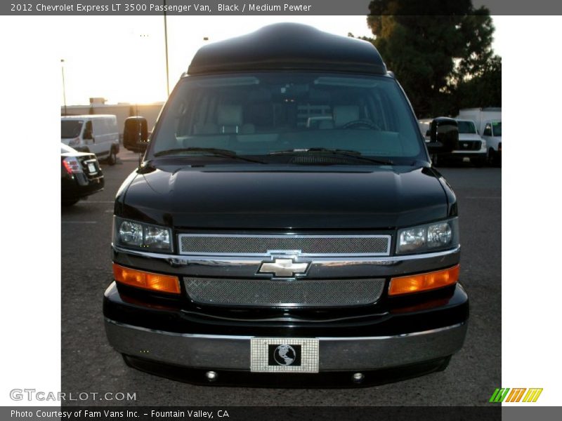 Black / Medium Pewter 2012 Chevrolet Express LT 3500 Passenger Van