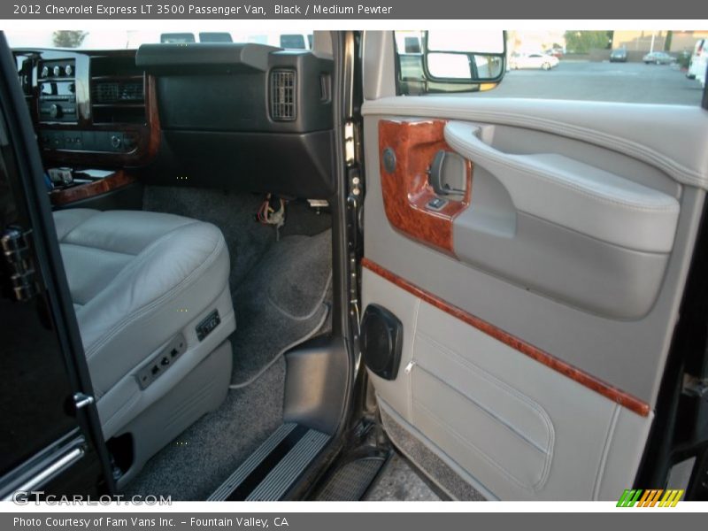 Black / Medium Pewter 2012 Chevrolet Express LT 3500 Passenger Van