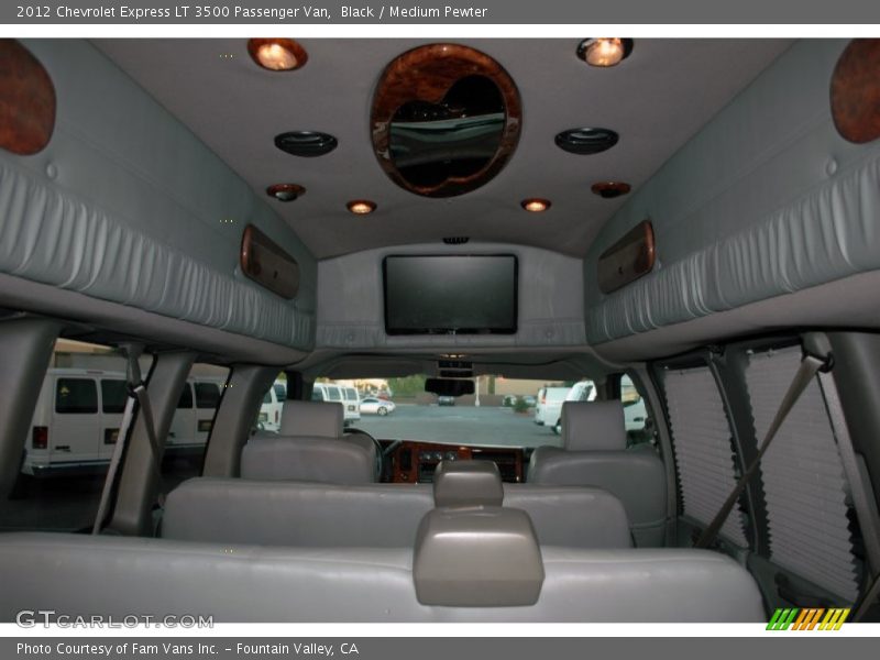 Black / Medium Pewter 2012 Chevrolet Express LT 3500 Passenger Van