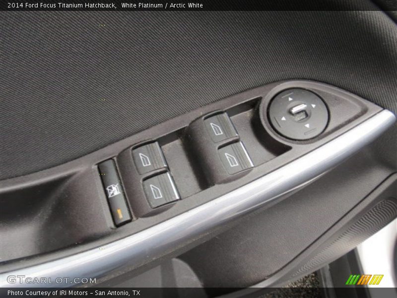 White Platinum / Arctic White 2014 Ford Focus Titanium Hatchback