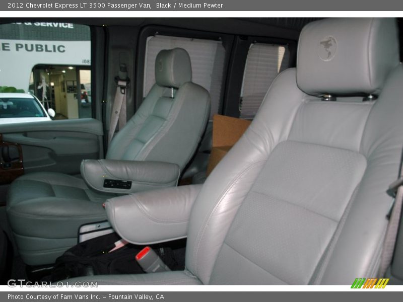 Black / Medium Pewter 2012 Chevrolet Express LT 3500 Passenger Van