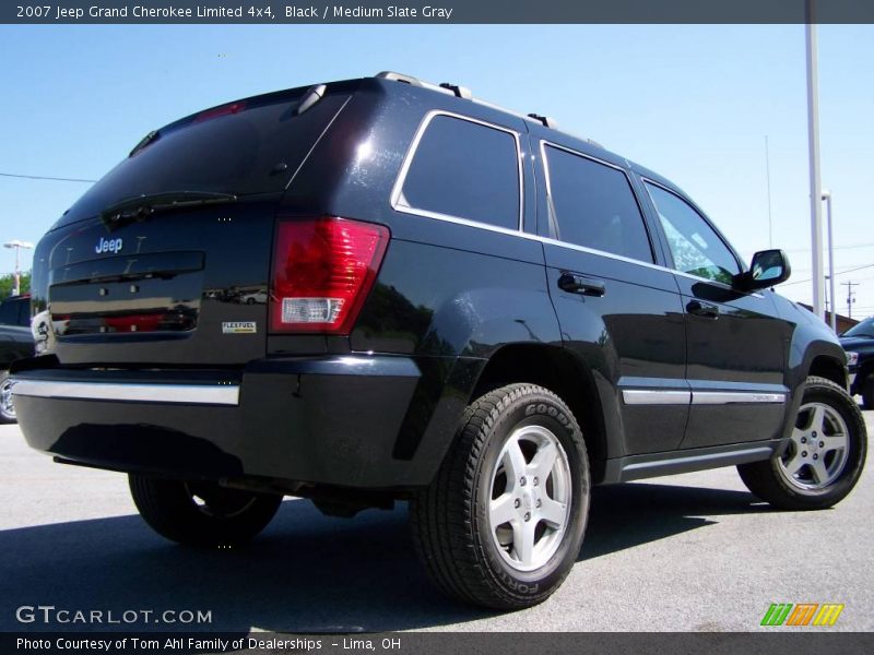 Black / Medium Slate Gray 2007 Jeep Grand Cherokee Limited 4x4