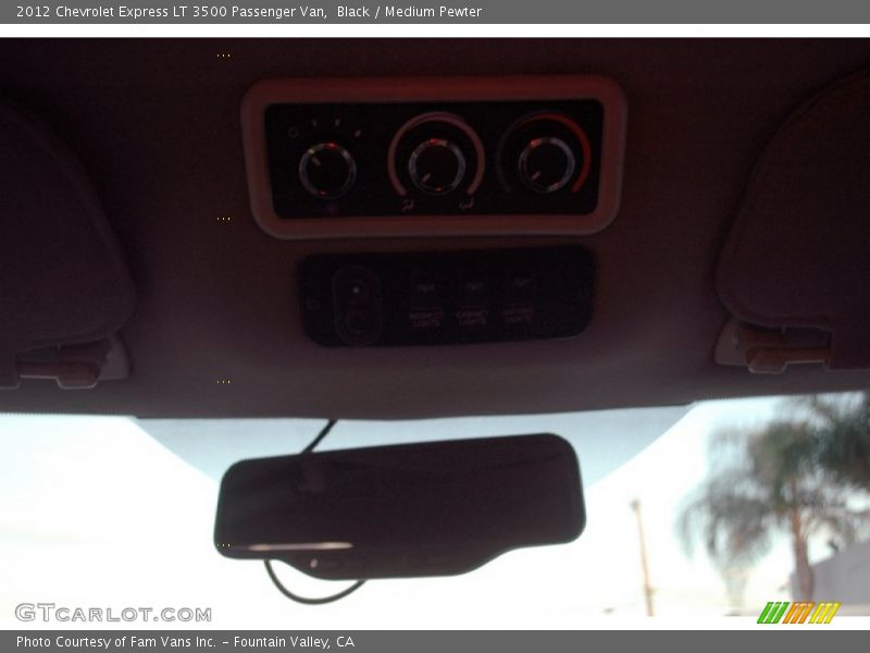 Black / Medium Pewter 2012 Chevrolet Express LT 3500 Passenger Van