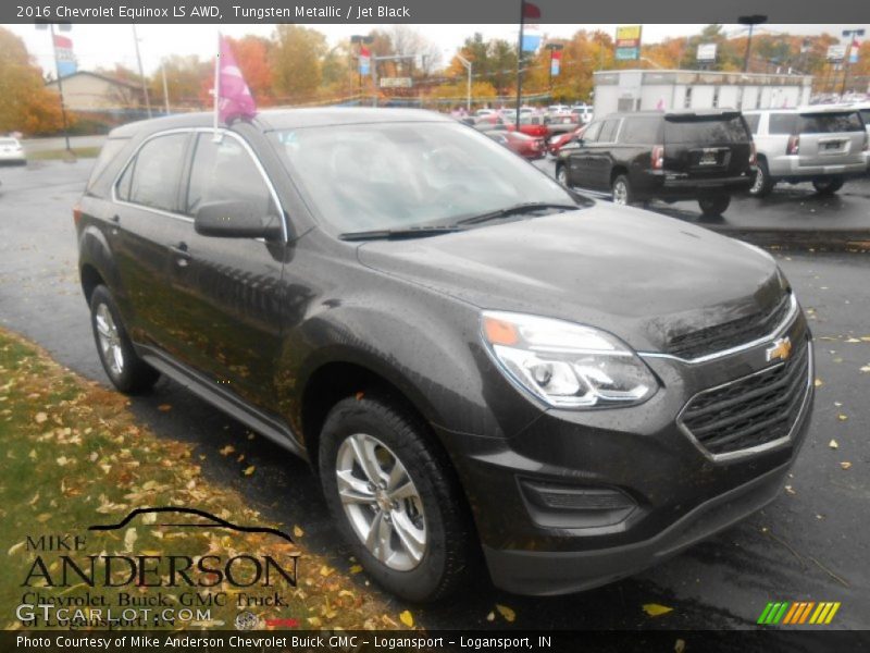 Tungsten Metallic / Jet Black 2016 Chevrolet Equinox LS AWD