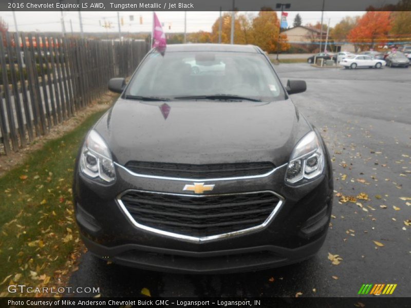 Tungsten Metallic / Jet Black 2016 Chevrolet Equinox LS AWD