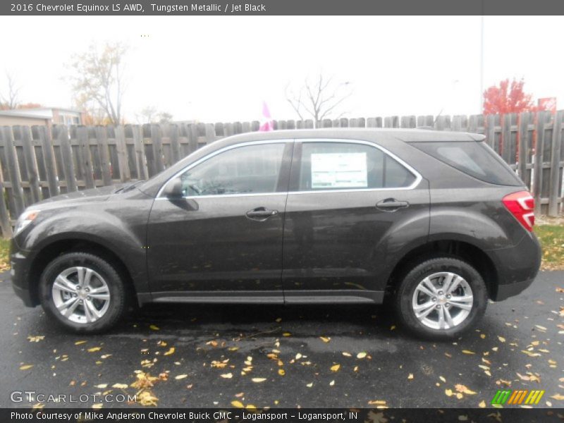 Tungsten Metallic / Jet Black 2016 Chevrolet Equinox LS AWD