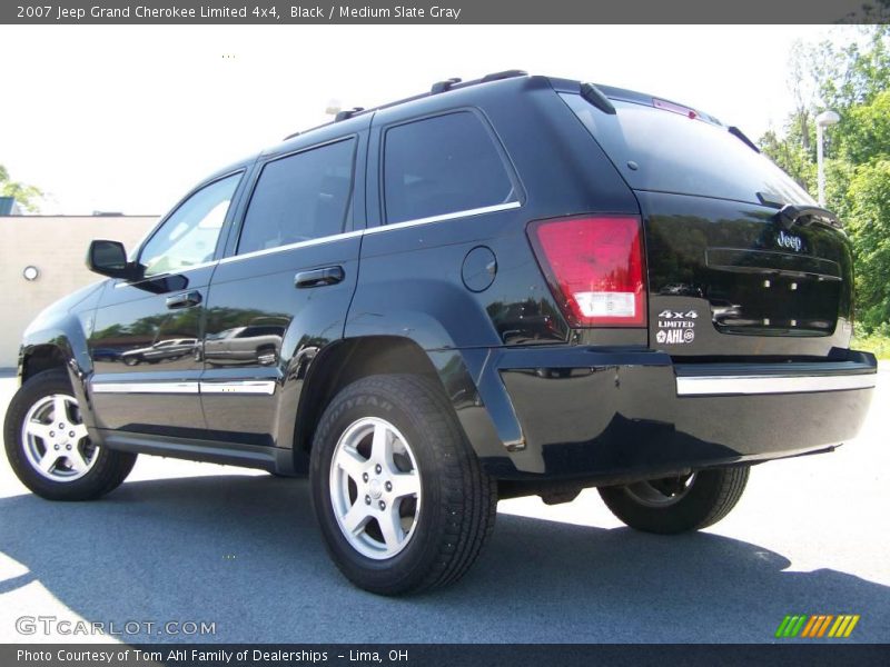 Black / Medium Slate Gray 2007 Jeep Grand Cherokee Limited 4x4