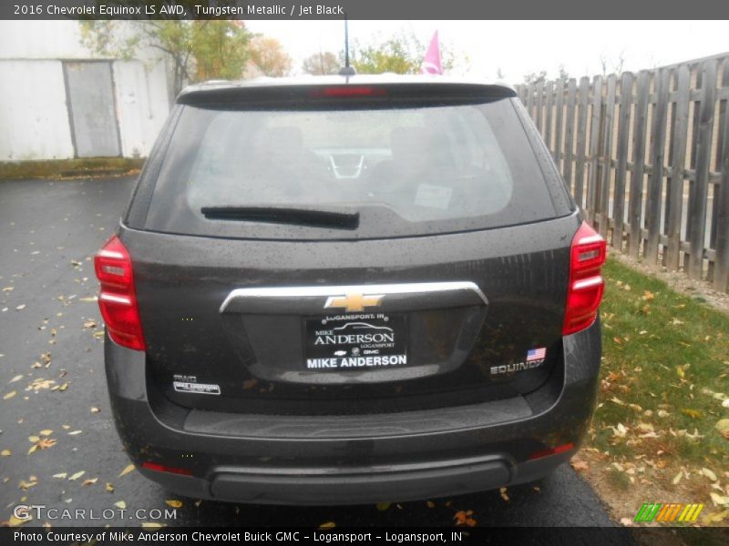 Tungsten Metallic / Jet Black 2016 Chevrolet Equinox LS AWD