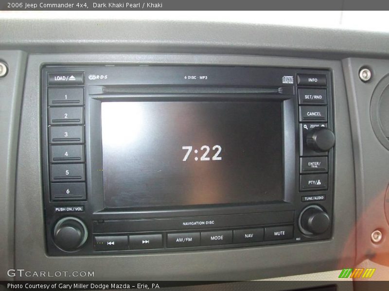 Dark Khaki Pearl / Khaki 2006 Jeep Commander 4x4