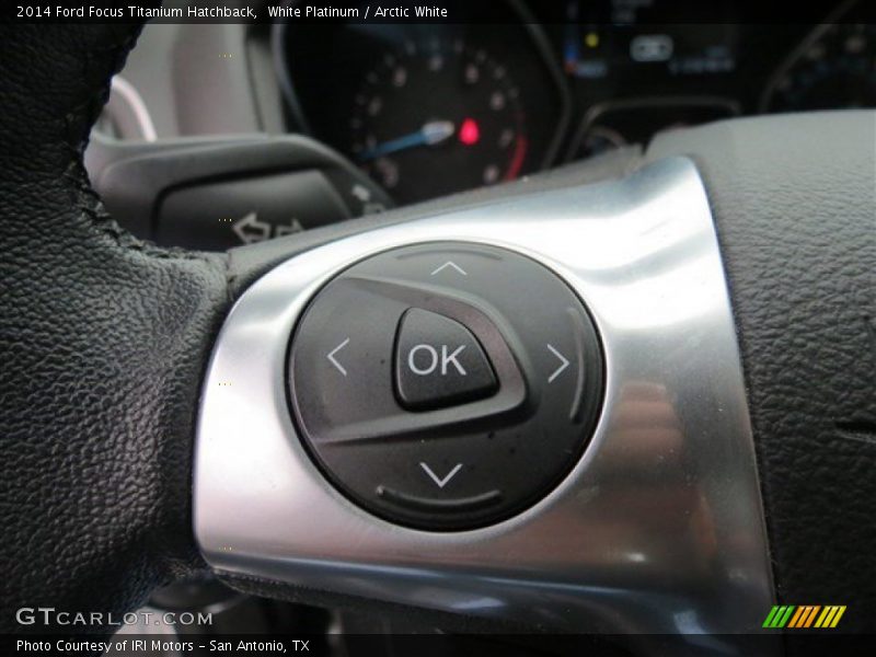 White Platinum / Arctic White 2014 Ford Focus Titanium Hatchback