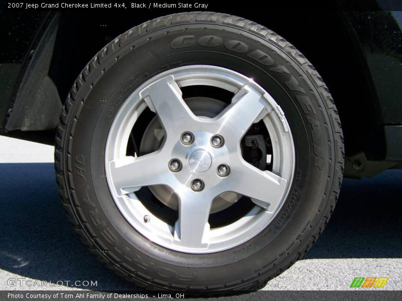 Black / Medium Slate Gray 2007 Jeep Grand Cherokee Limited 4x4