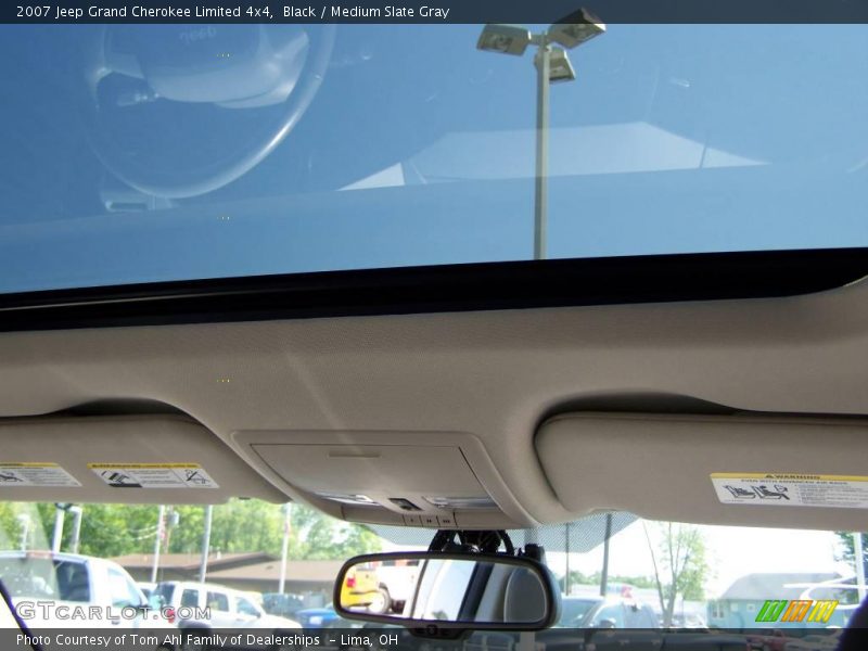 Black / Medium Slate Gray 2007 Jeep Grand Cherokee Limited 4x4