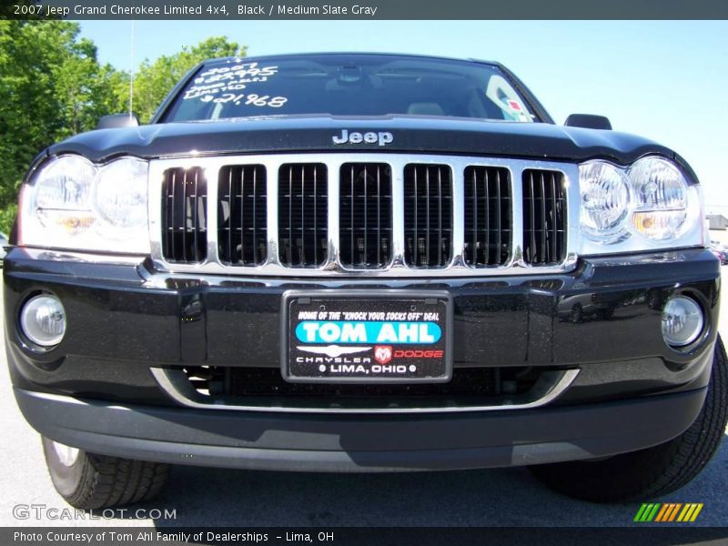 Black / Medium Slate Gray 2007 Jeep Grand Cherokee Limited 4x4