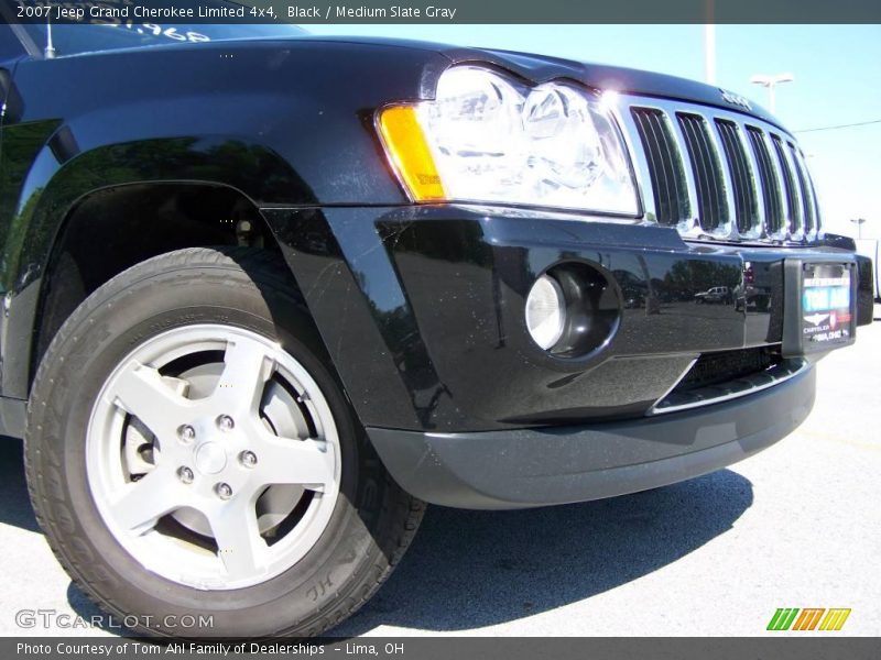 Black / Medium Slate Gray 2007 Jeep Grand Cherokee Limited 4x4