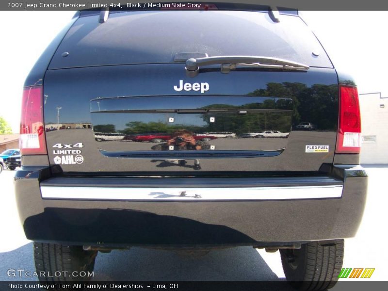 Black / Medium Slate Gray 2007 Jeep Grand Cherokee Limited 4x4