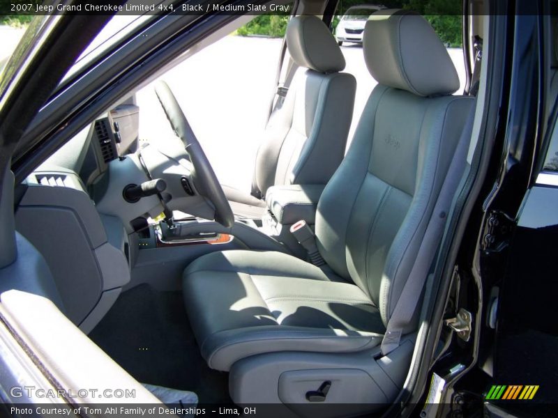 Black / Medium Slate Gray 2007 Jeep Grand Cherokee Limited 4x4