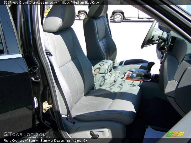 Black / Medium Slate Gray 2007 Jeep Grand Cherokee Limited 4x4