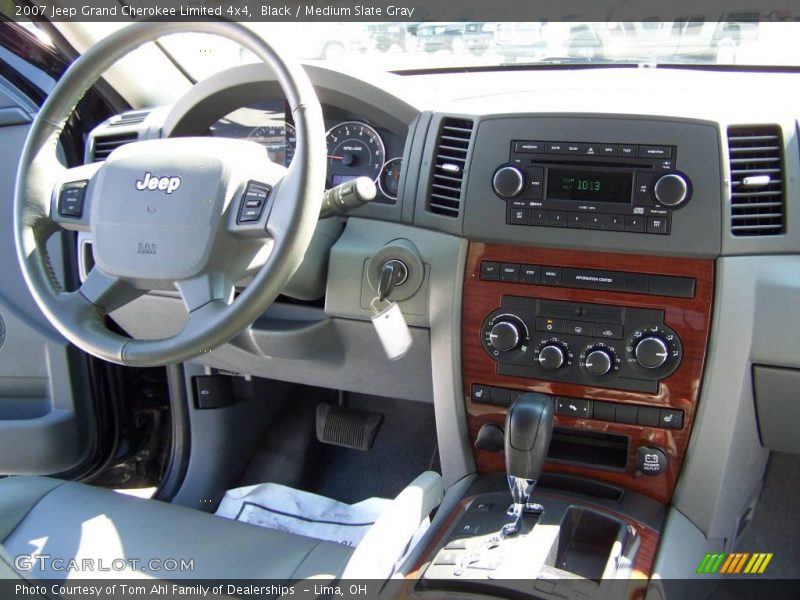 Black / Medium Slate Gray 2007 Jeep Grand Cherokee Limited 4x4