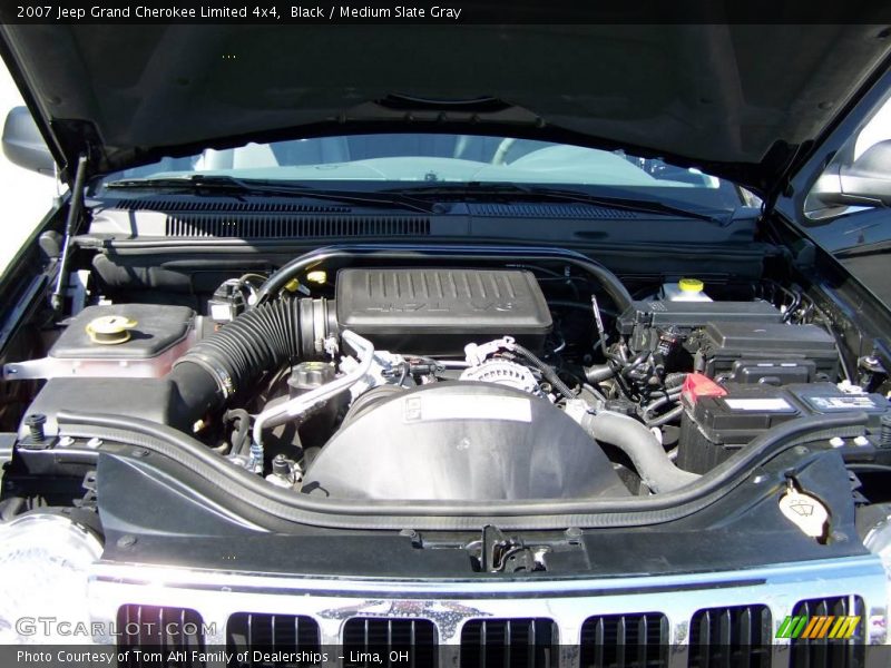 Black / Medium Slate Gray 2007 Jeep Grand Cherokee Limited 4x4
