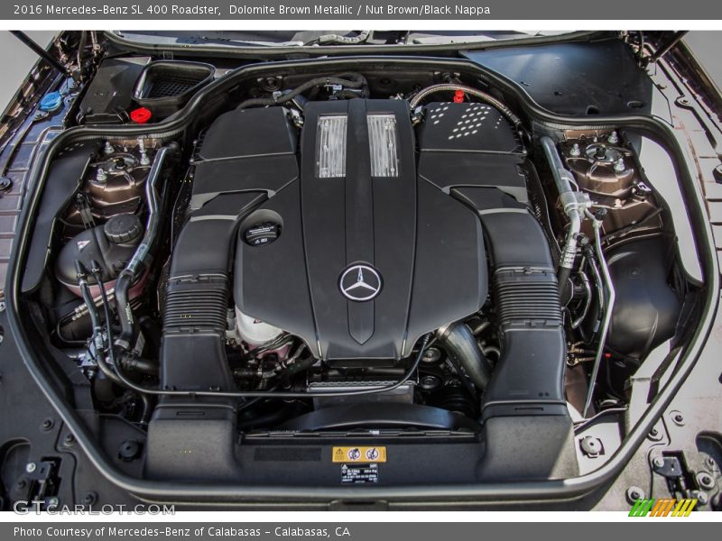  2016 SL 400 Roadster Engine - 3.0 Liter DI biturbo DOHC 24-Valve VVT V6