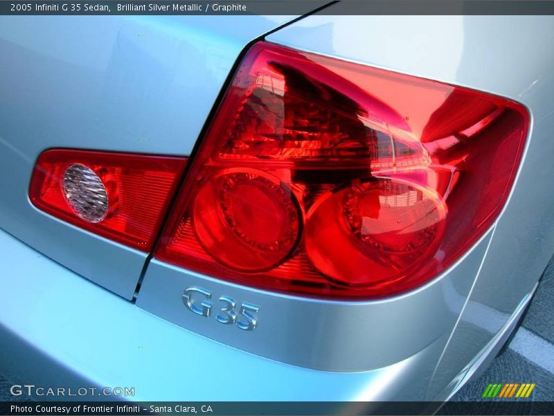 Brilliant Silver Metallic / Graphite 2005 Infiniti G 35 Sedan