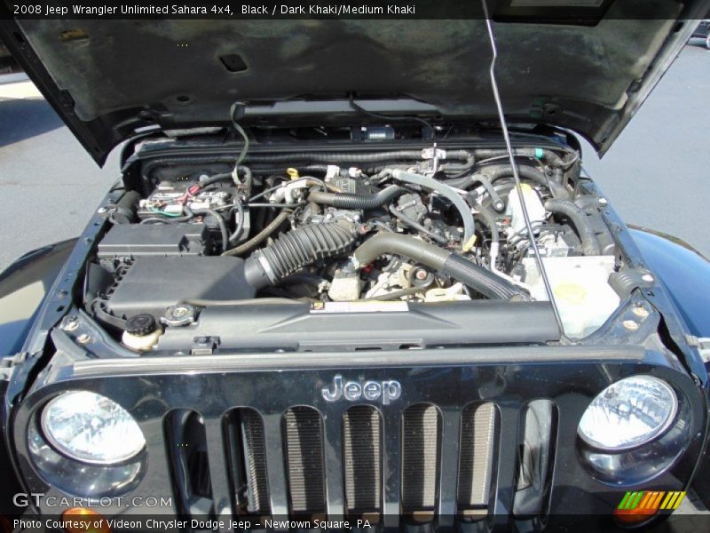 Black / Dark Khaki/Medium Khaki 2008 Jeep Wrangler Unlimited Sahara 4x4