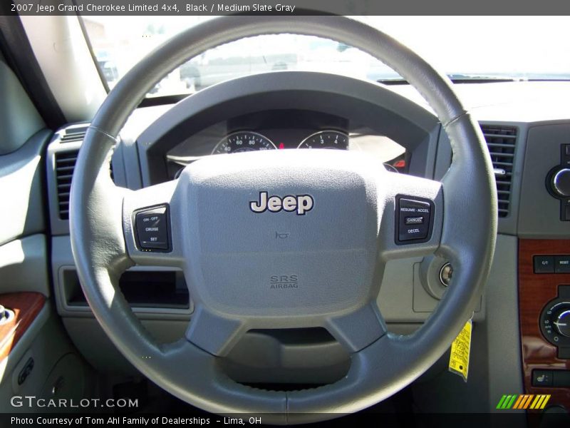 Black / Medium Slate Gray 2007 Jeep Grand Cherokee Limited 4x4