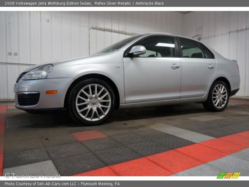 Reflex Silver Metallic / Anthracite Black 2008 Volkswagen Jetta Wolfsburg Edition Sedan