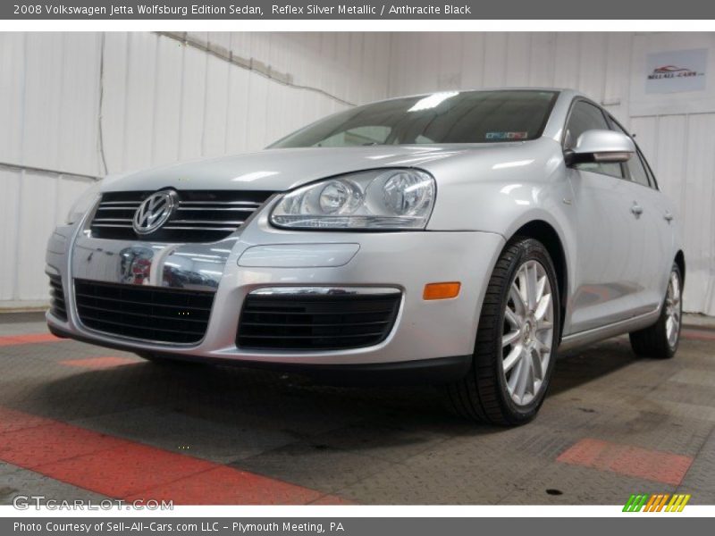 Reflex Silver Metallic / Anthracite Black 2008 Volkswagen Jetta Wolfsburg Edition Sedan
