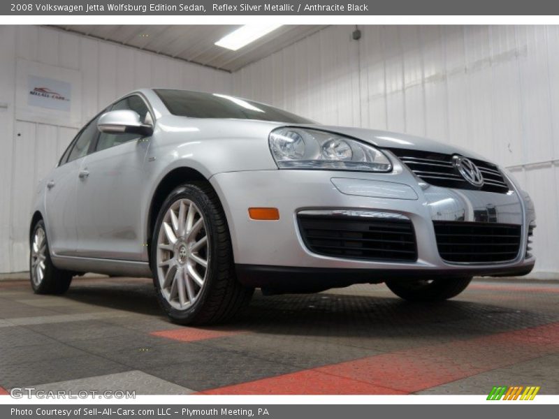 Reflex Silver Metallic / Anthracite Black 2008 Volkswagen Jetta Wolfsburg Edition Sedan