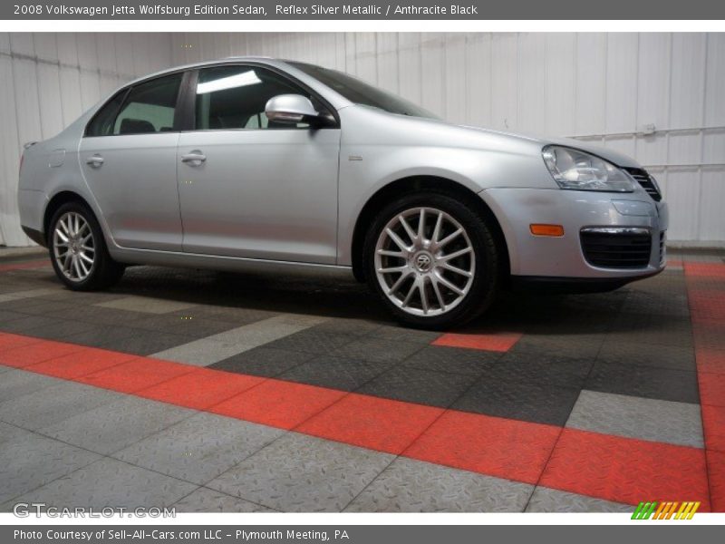 Reflex Silver Metallic / Anthracite Black 2008 Volkswagen Jetta Wolfsburg Edition Sedan